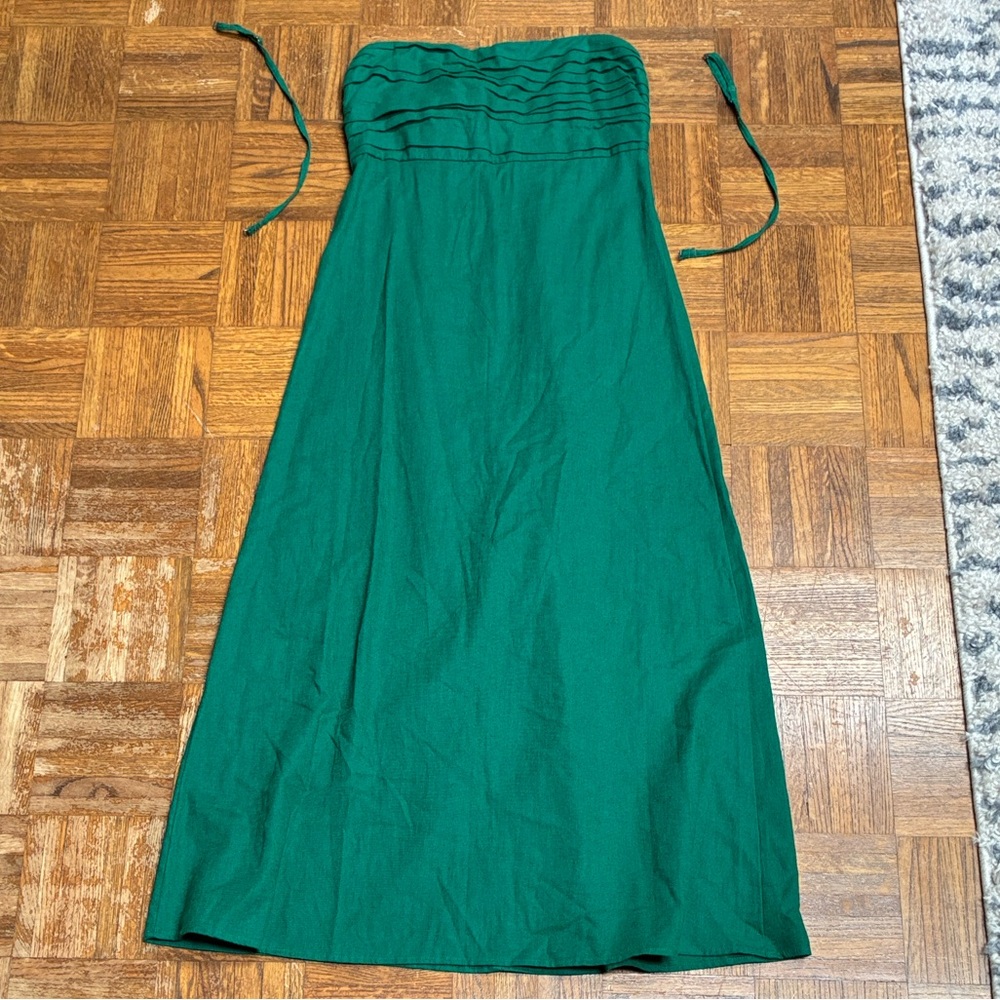 A&F Emerson Strapless Linen-Blend Maxi Dress - Picture 6 of 12